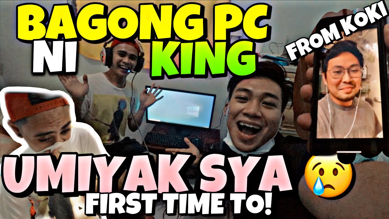 BINIGYAN SI KING NG BAGONG COMPUTER (UMIYAK SIYA) BRUSKOBROS