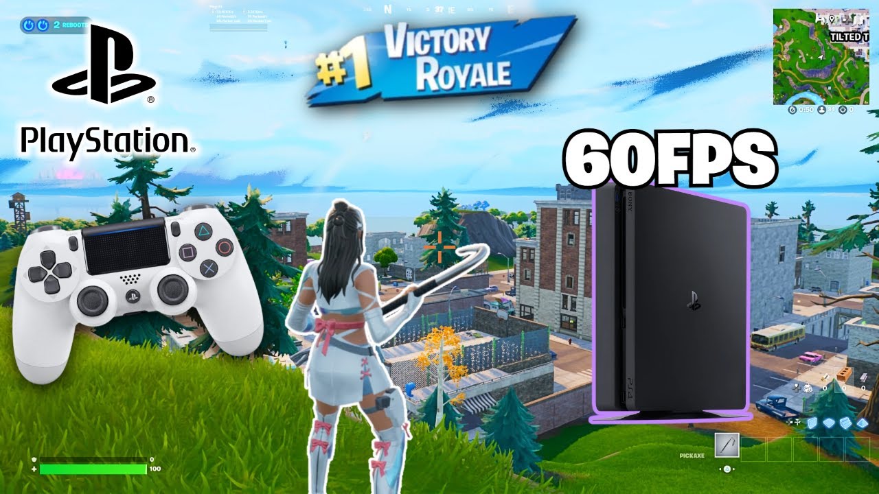 Fortnite Ranked Reload on PS4 | Controller Gameplay | 60 FPS