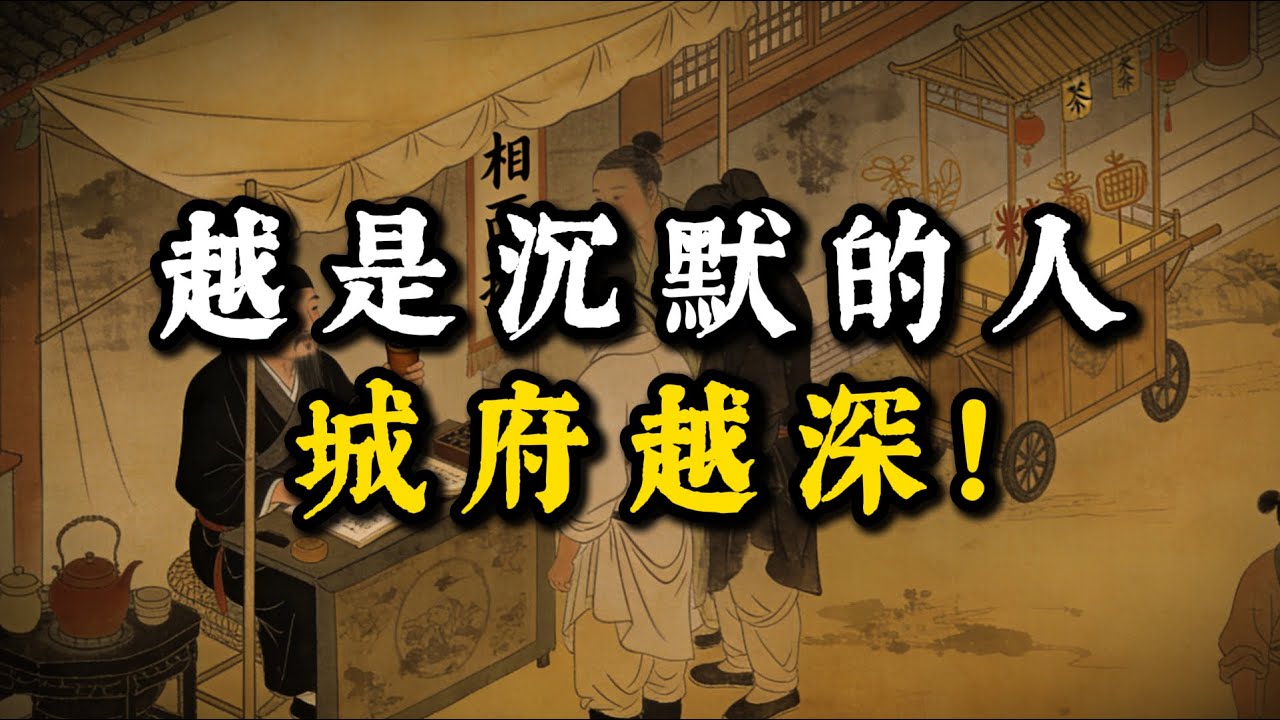 真正的狠人，往往都很安靜！越是沉默的人，城府越深，千萬別小看！#強者思維 #智慧 #人生智慧 #成功思維模式 #謀事在人