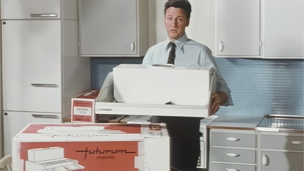 Reklam för Futurum köks och badrums produkter (1970)