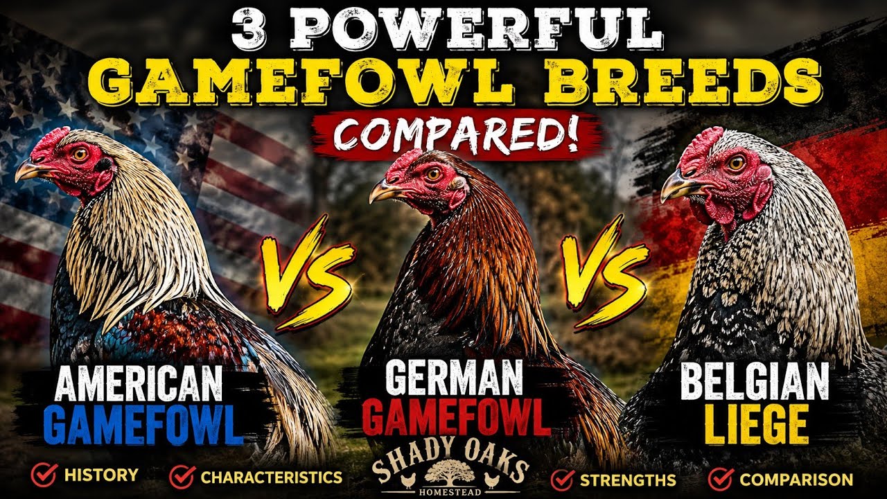 American Gamefowl Chickens for your Homestead. Belgian Liege