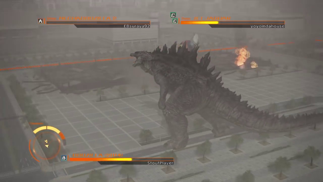GODZILLAPS4 : Godzilla 2014 vs MechaGodzilla 2 vs Jet Jaguar