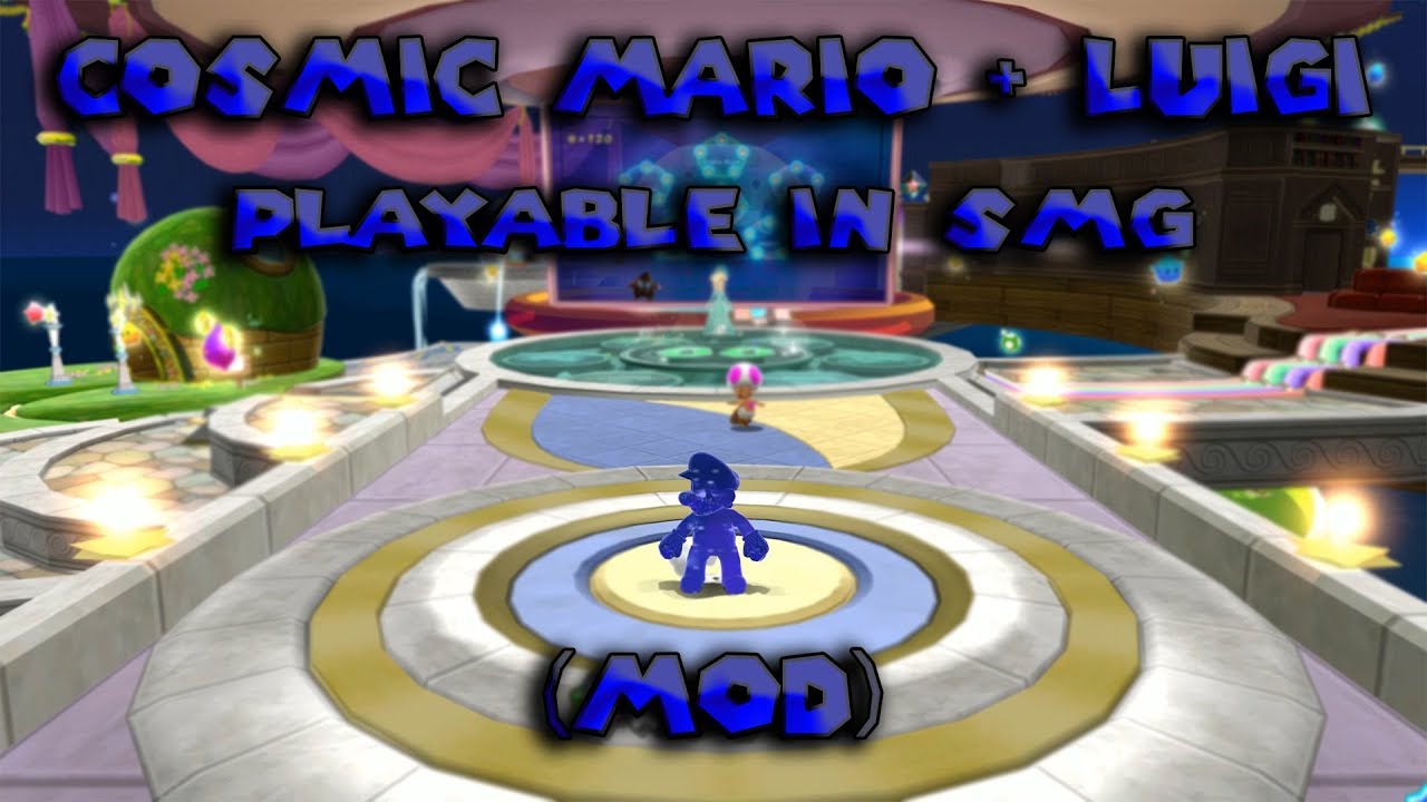 Cosmic Mario & Luigi Playable In Super Mario Galaxy