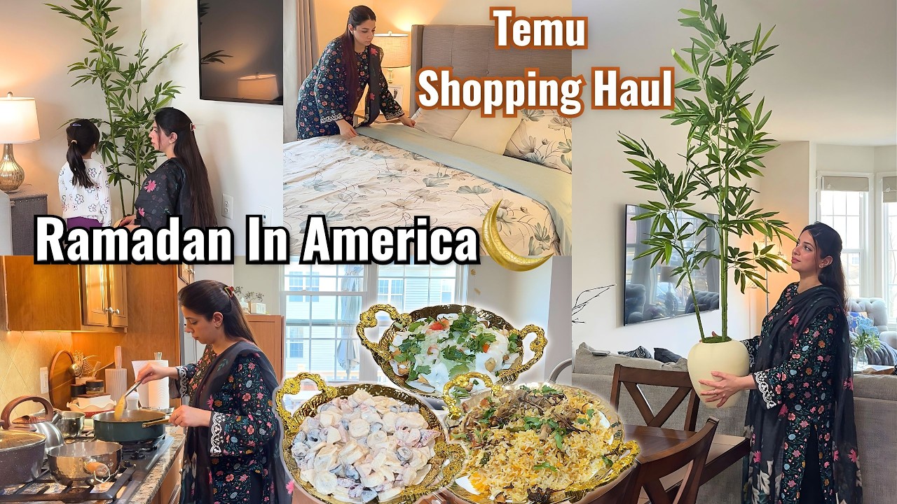 TEMU Spring Shopping Haul / Temu Best Finds| RAMADAN IN AMERICA 🌙