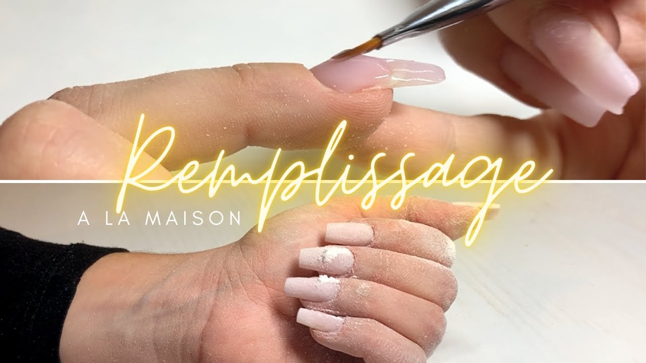 Le REMPLISSAGE des ongles en gel - à la maison (Version 3)