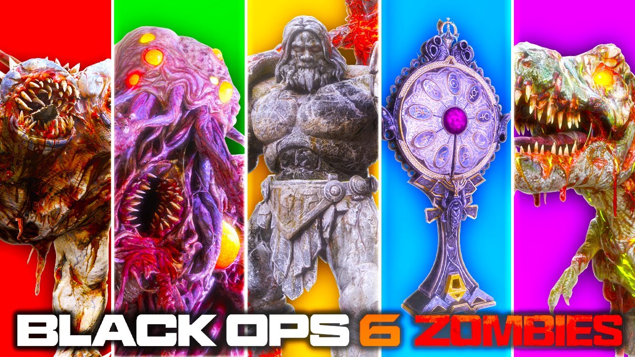 TOUS les SECRETS ZOMBIES de BLACK OPS 6 en 1 VIDÉO 🧟‍♂️ (Les 5 maps & Boss Fight)