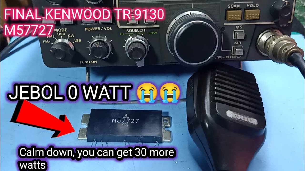 cara ganti mata final radio kenwood tr 9130 m57727