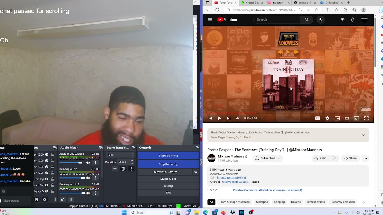 Potter Payper - The Sentence [Training Day 2] | @MixtapeMadness|Reaction