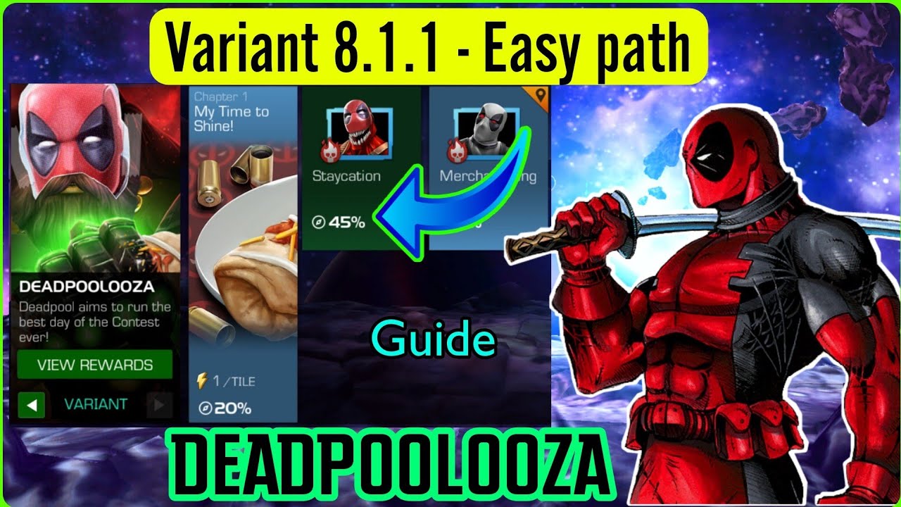 DEADPOOLOOZA : Variant 8.1.1 Easy path - Walkthrough & Guide - Itemless