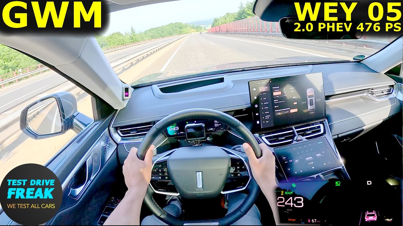 2025 WEY 05 PHEV (476 PS) TOPSPEED POV 🚀 Plug-in Hybrid Autobahn Drive | No Speed Limit