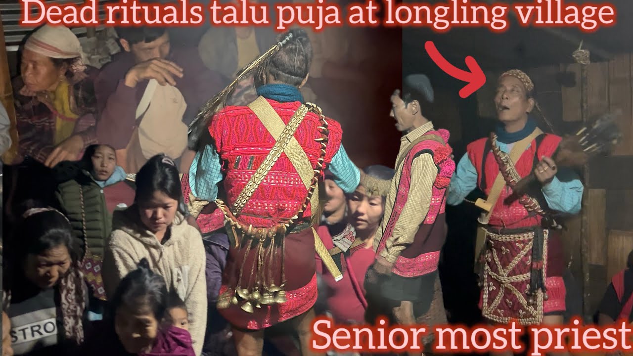 Dead rituals talu puja ,Unique an expensive cultural kaman Mishmi northeast 
