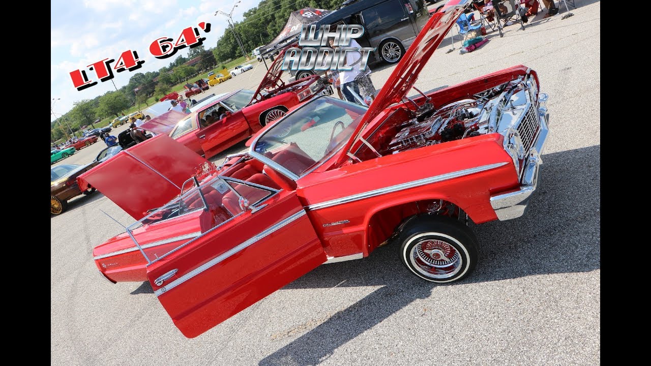 WhipAddict: $100k Supercharged 64' Chevy Impala SS Vert, Custom Interior, Switches, Chrome Motor!!