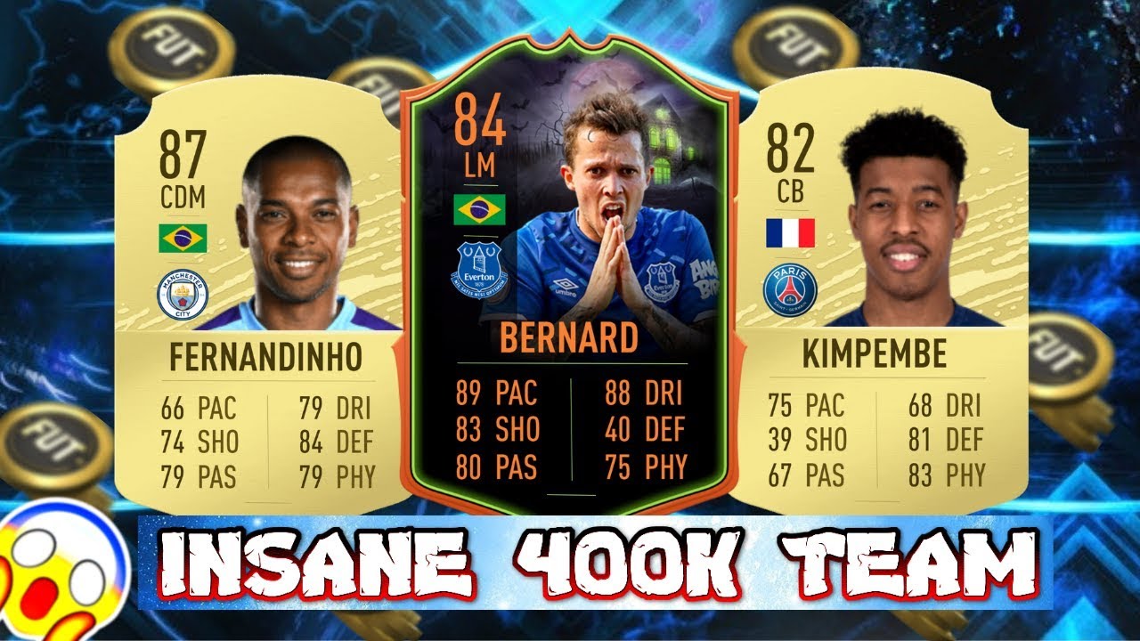 FIFA 20 400K SQUAD BUILDER | OVERPOWERED 400K TEAM w/ ULTIMATE SCREAM BENARD!!!