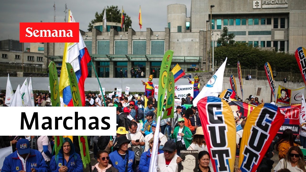 Así avanzan las marchas en medio de la votación para elegir al Fiscal General
