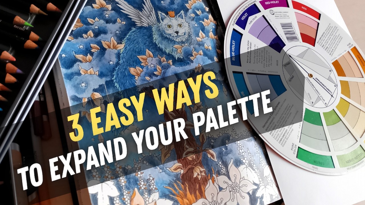 How to Expand Your Color Palette – 3 Easy Tips for Adult Coloring