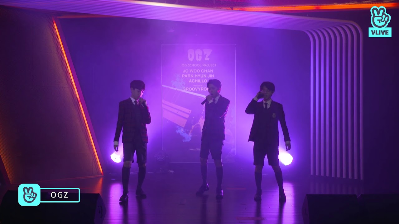 OGZ live version (OG_School) 조우찬 Jo Woochan 박현진 Park Hyunjin 에이칠로 Achillo on V-live app [20180105]
