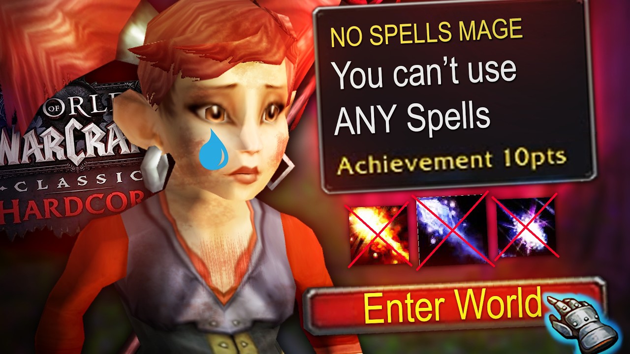 Classic Hardcore but I&rsquo;m a Mage with NO Spells
