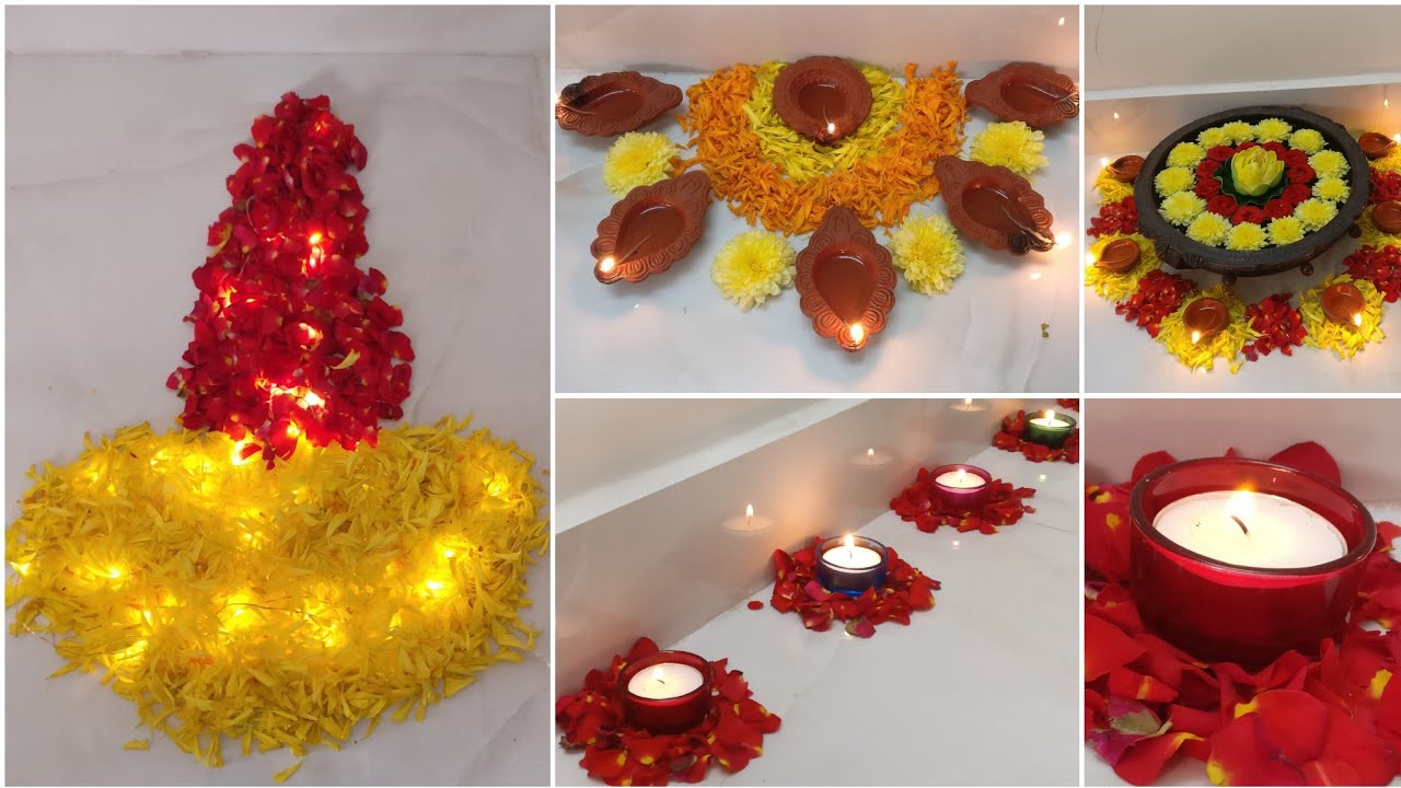 4 Easy Diwali Decoration Ideas At Home | Diwali Home Decor  | DIY | Home Decor | Diwali Decoration