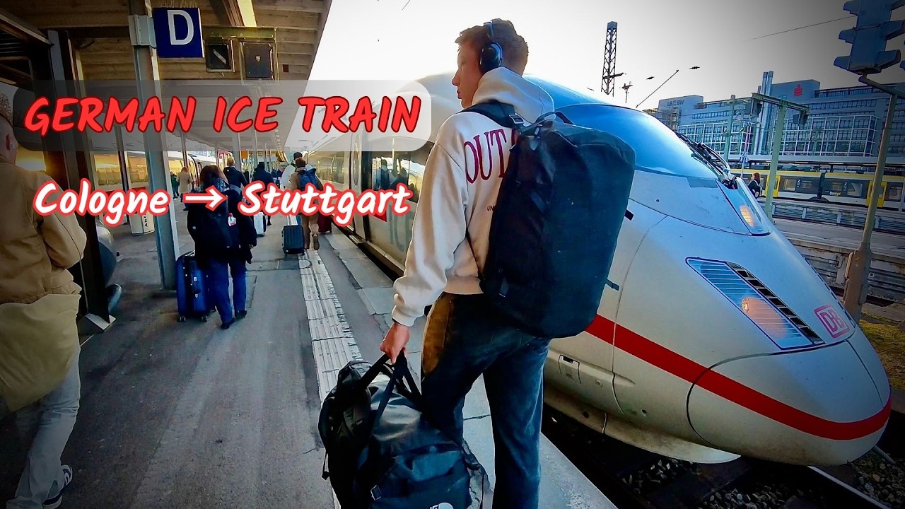 Riding ICE 519 🚄 | Cologne to Stuttgart by Germany’s High-Speed Train
