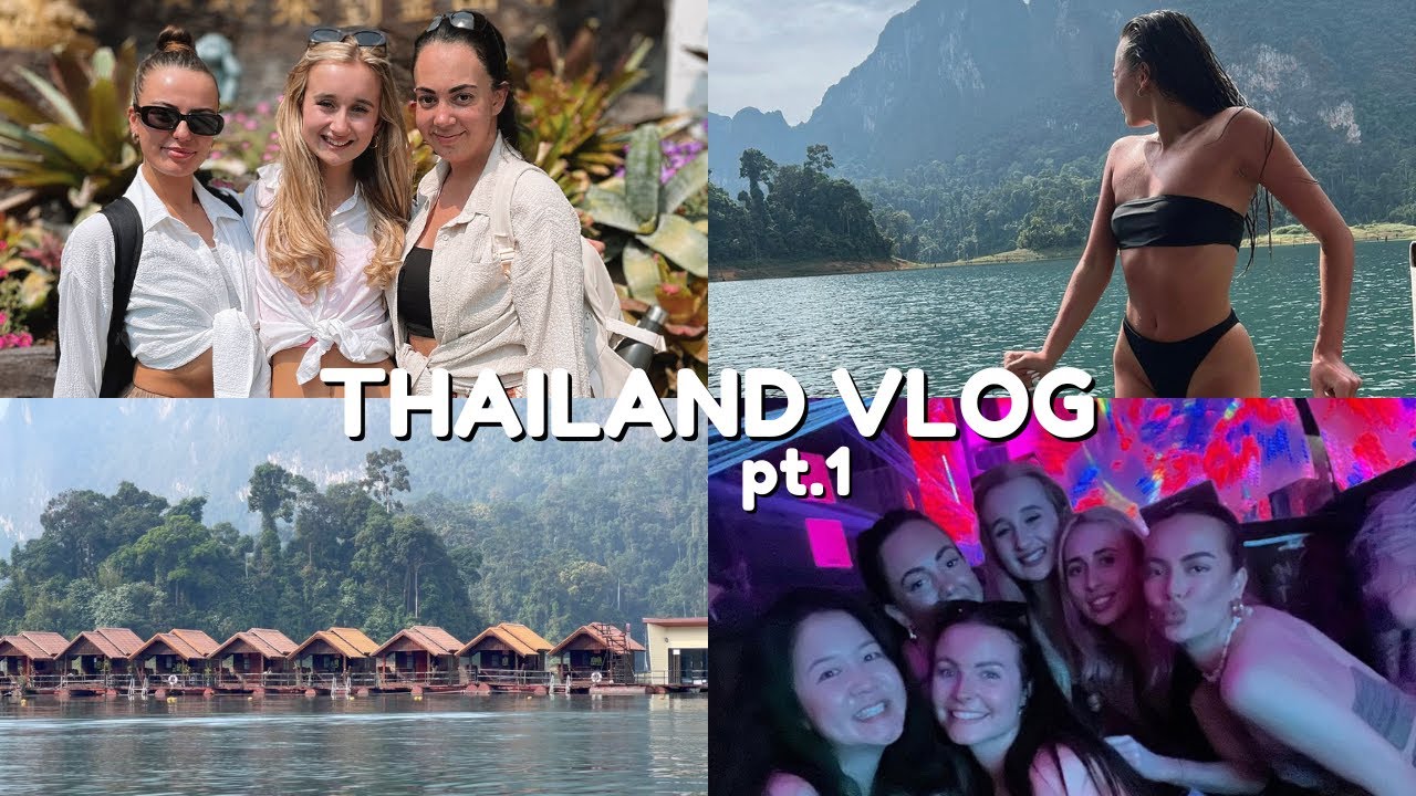 THAILAND VLOG PART 1 - Bangkok & Khao Sok National Park (what an experience) | GEORGIA JADE TAGGART