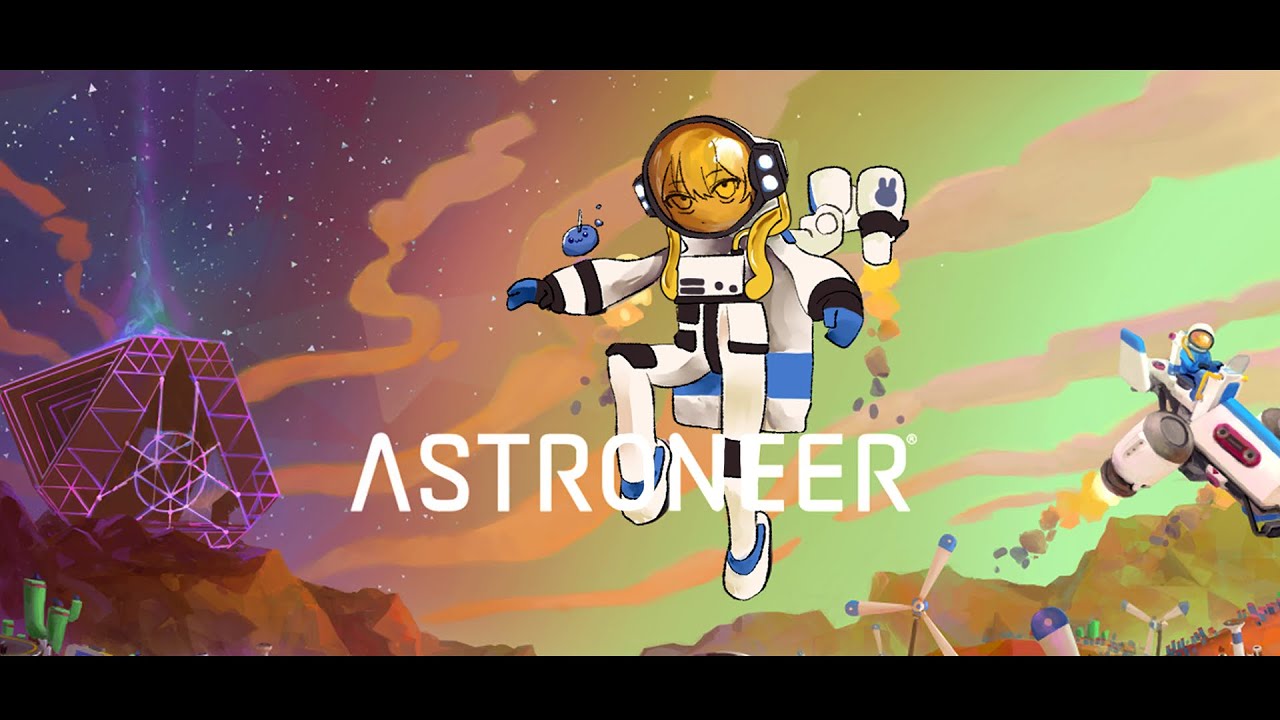 【#astroneer 】#2 宇宙探索そして秘密基地【#うさぎ王国 】