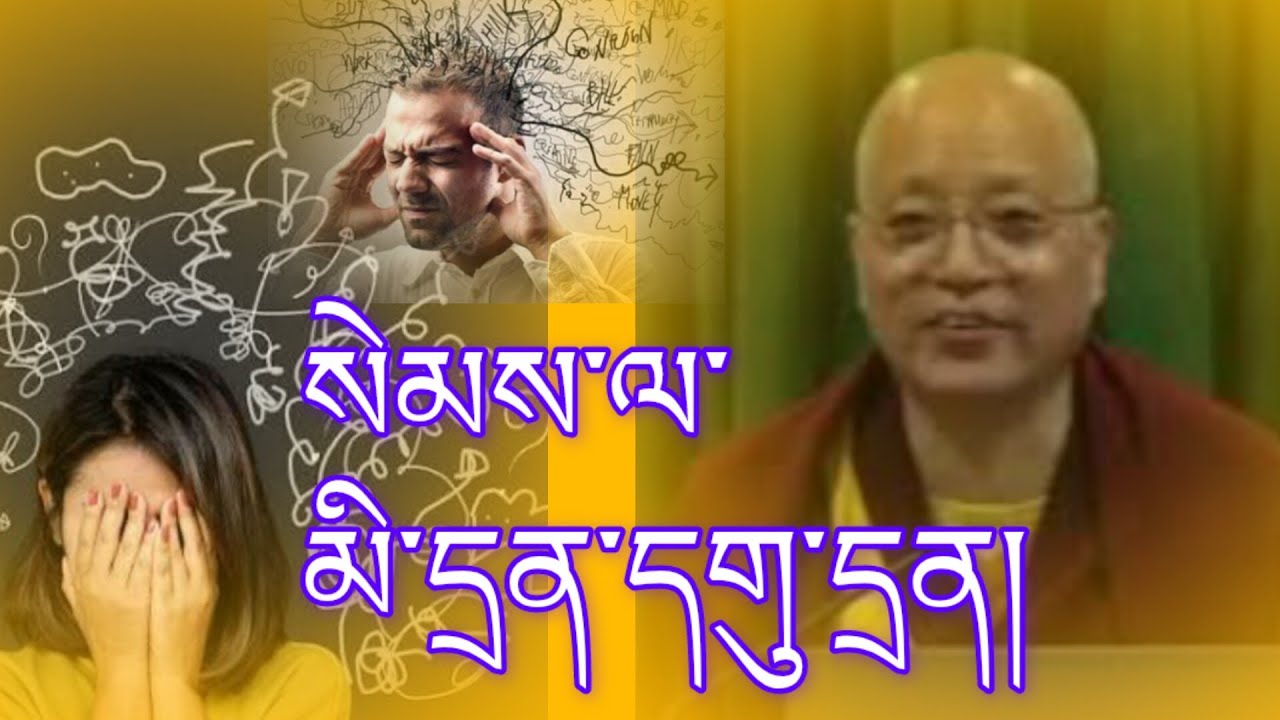 སེམས་ལ་མི་དྲན་དགུ་དྲན། too much thinking @LamaSakya