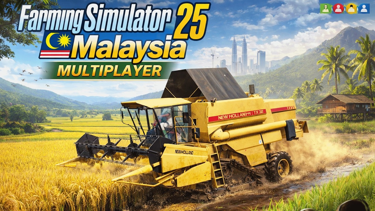 #137 Layan Mesin Padi tx!!! Farming Simulator 25 Multiplayer