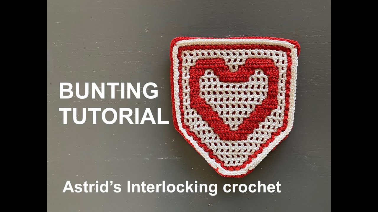 Astrid's Heart bunting tutorial
