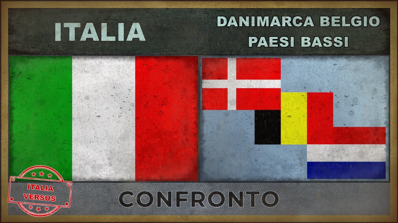 ITALIA vs DANIMARCA, BELGIO, PAESI BASSI | Confronto Militare [2018]