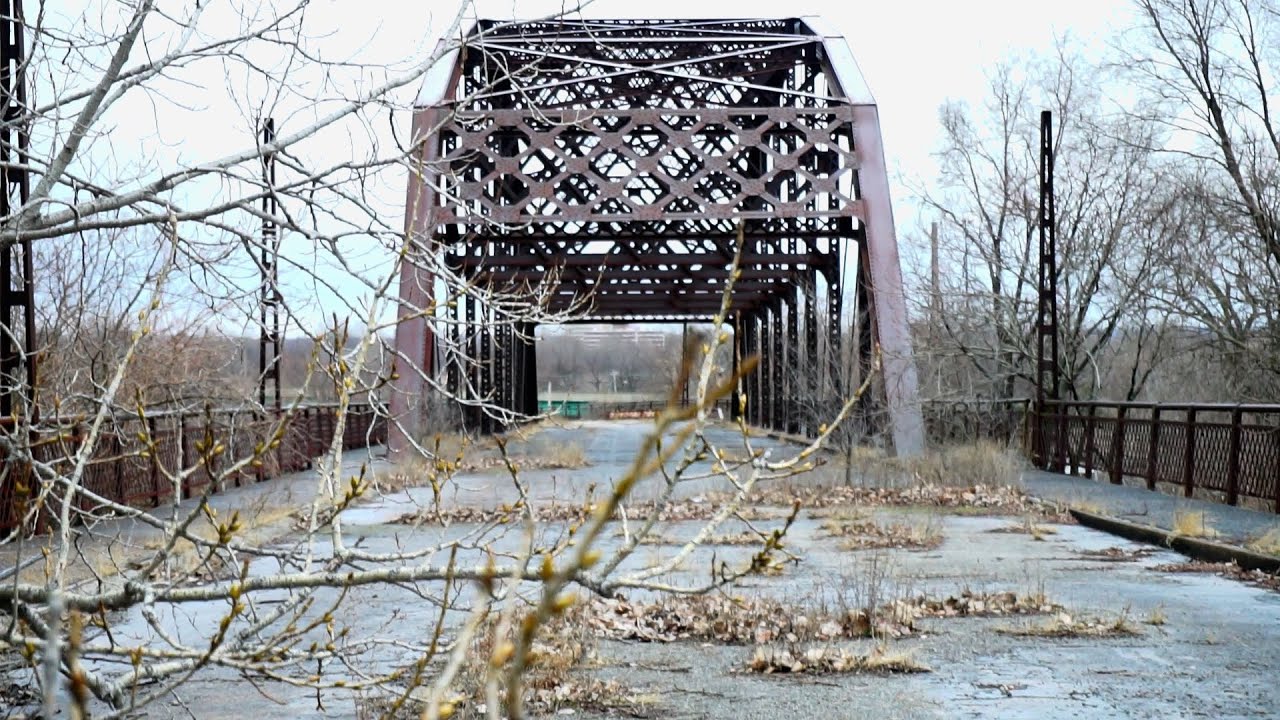Заброшенный мост Макартура, Сент-Луис, построенный в 1917 году, Urbex
