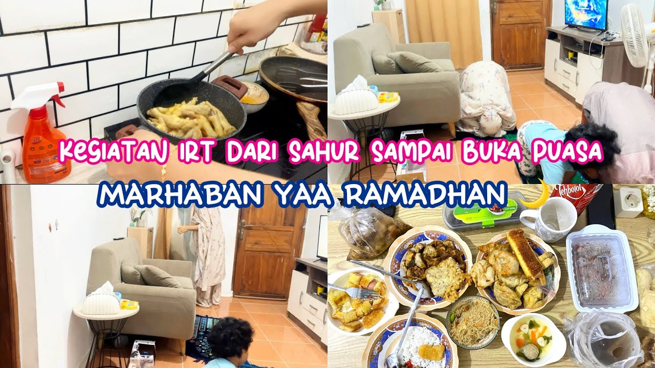 KEGIATAN IBU RUMAH TANGGA DARI SAHUR SAMPAI BUKA PUASA FULL //Sahur, Masak,Berburu Takjil #dailyvlog