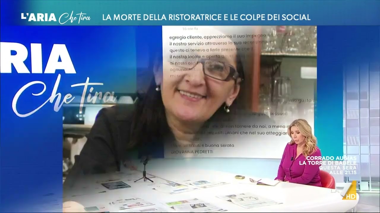 La morte della ristoratrice Giovanna Pedretti e le colpe dei social, David Parenzo: 