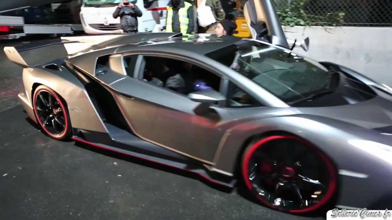 How to back up a $4.5 Million Dollar Lamborghini VENENO - Start Up & Sound !