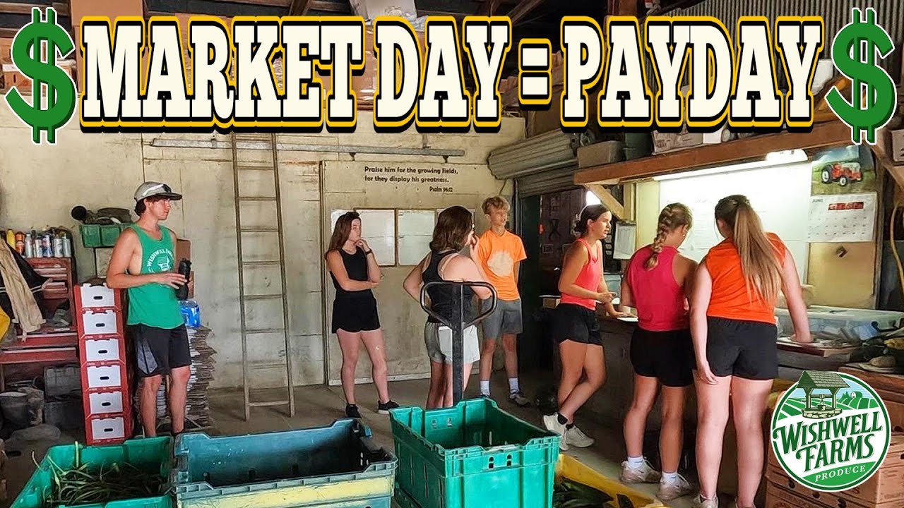 BIG DAY at the Famers’ Markets:  Employees React to HEAT WAVE