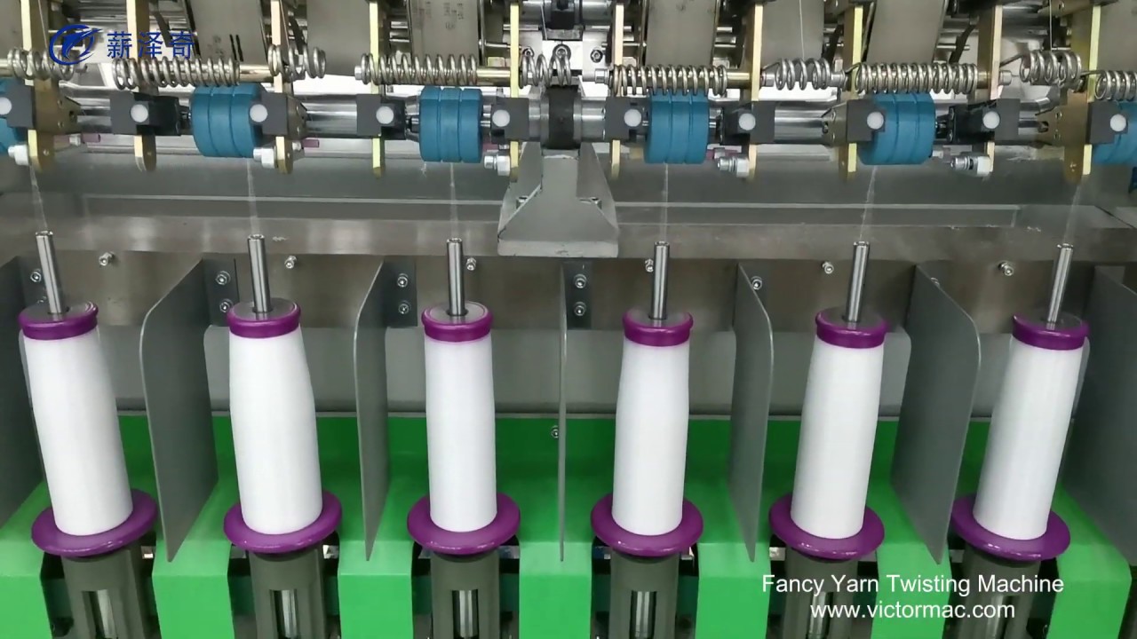 Twister machine: New type fancy yarn twisting machine (four roller) (2019)