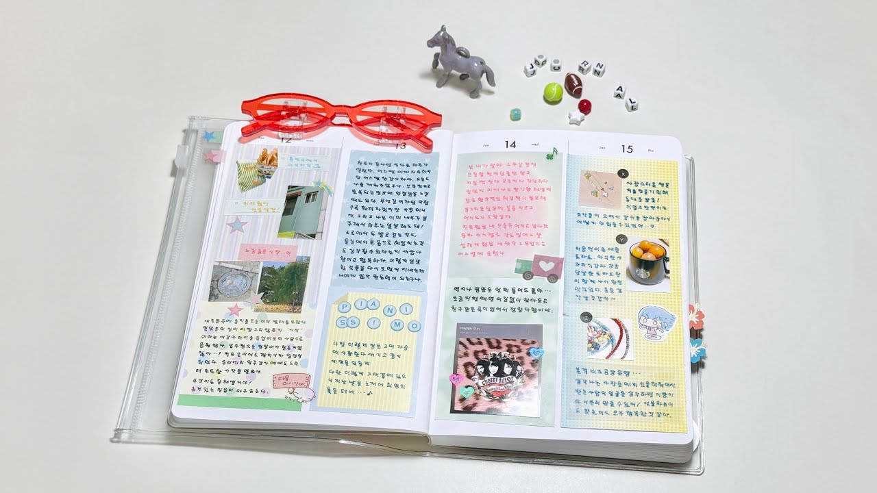 새로운 1월을 익히는 중..⚙️ journal with me