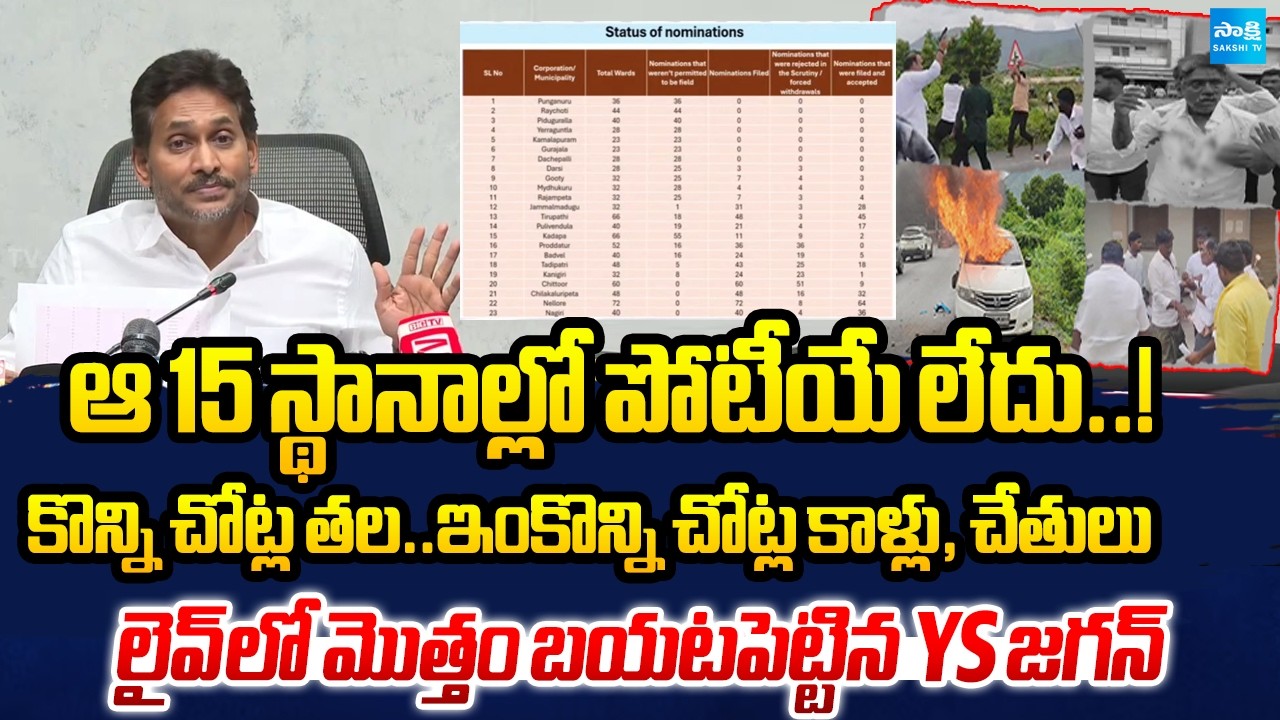 చంద్రబాబు కొత్త పేరు శకుని | YS Jagan Serious On Kutami Government | Babu Fails | Sakshi TV