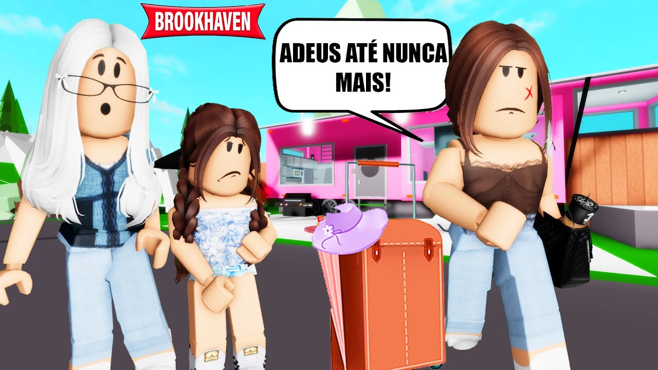 A MINHA IRMÃ MAIS VELHA FOI EMBORA E ME ABANDONOU!!😨😕- Roblox - Historinhas - Brookhaven RP🏡