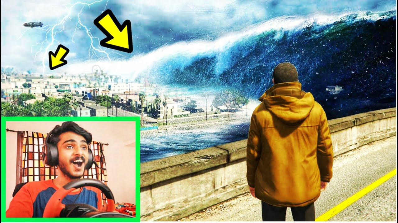 GTA 5ൽ സുനാമി വന്നപ്പോൾ സംഭവിച്ചത്😳🔥UNBOXINGDUDE l