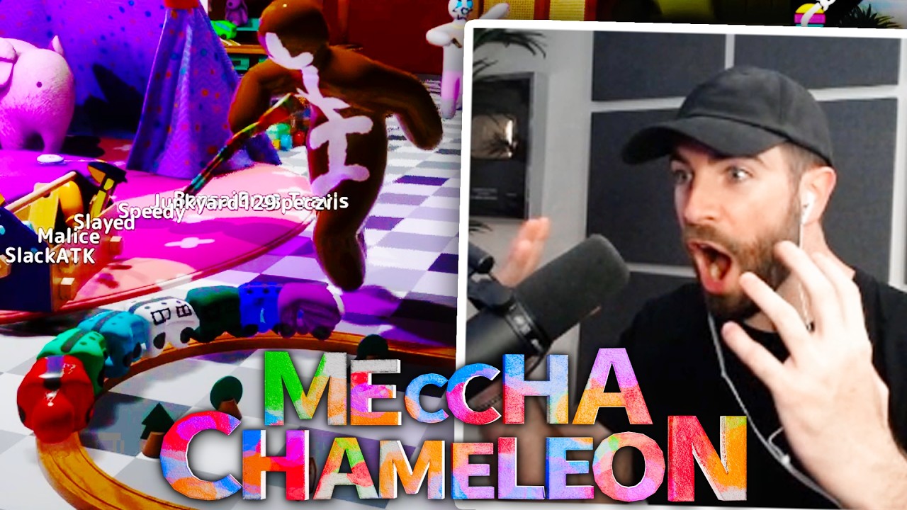 Веселое прятки большой компанией! &mdash; Игра в прятки с маскировкой &mdash; Meccha Chameleon