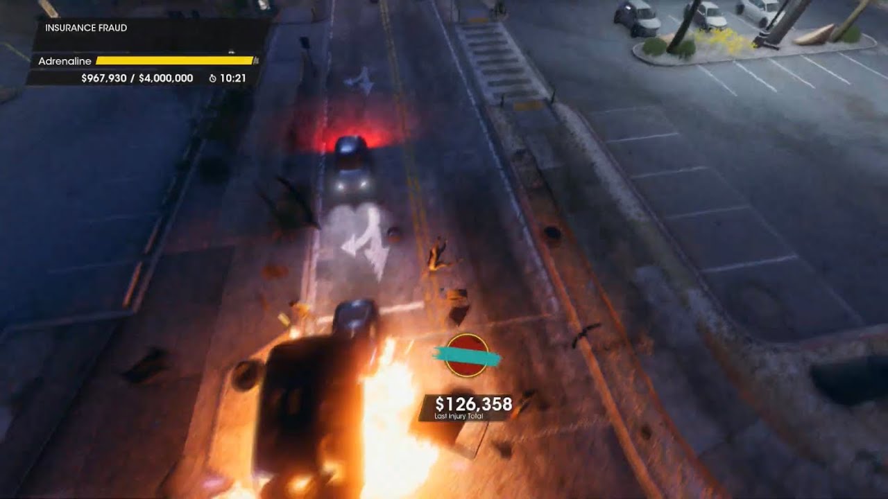 Saints Row - How To Build Insurance Fraud Multiplier To Get Money FAST!