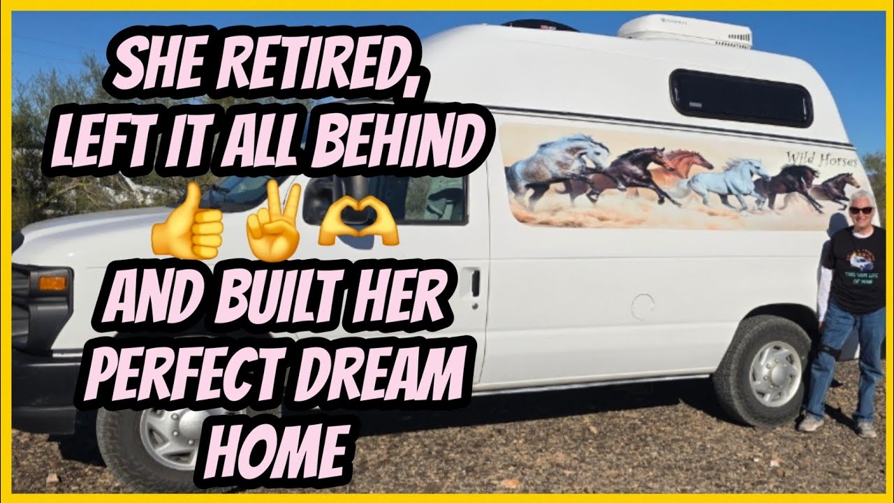 She Retired, Left it all Behind and Built Her Perfect Dream Home