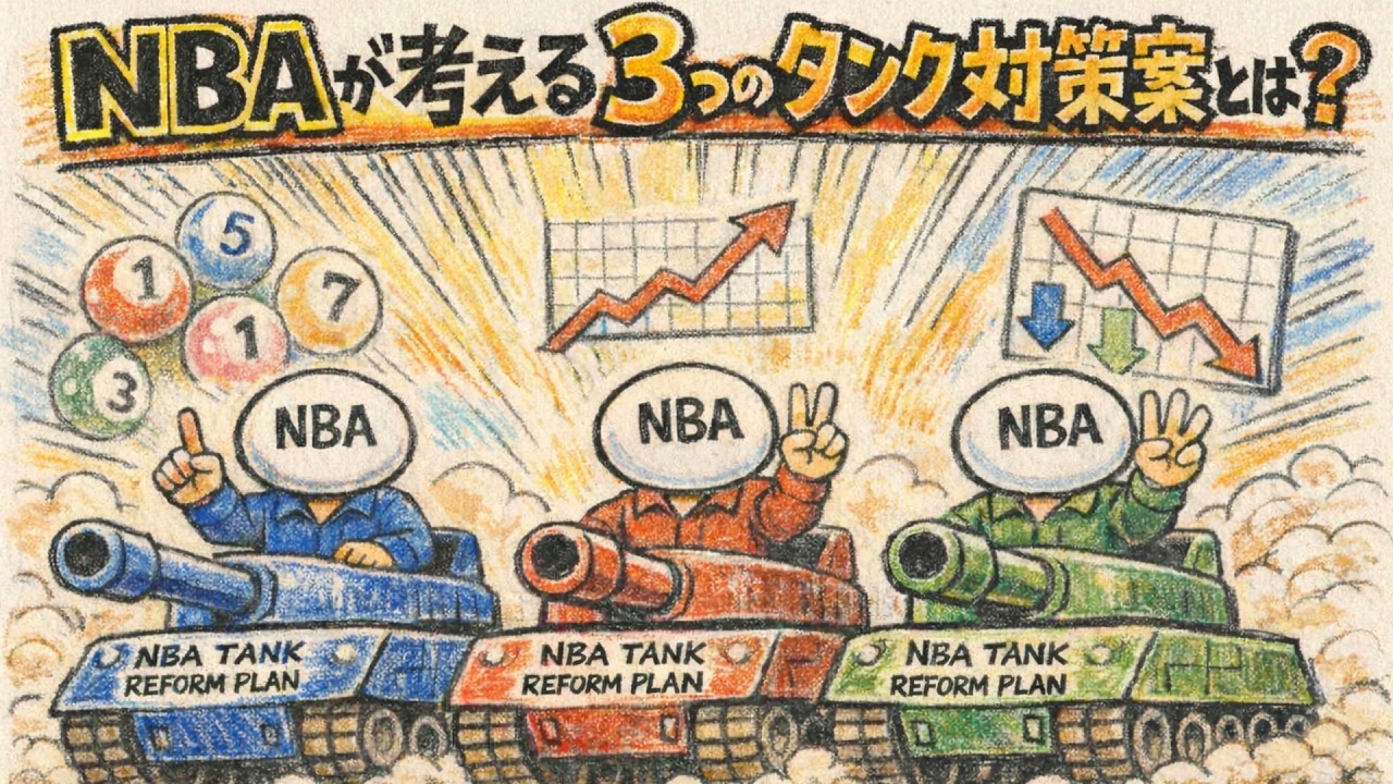 厳しい？不十分？NBAが検討している3つの具体的なタンキング対策について