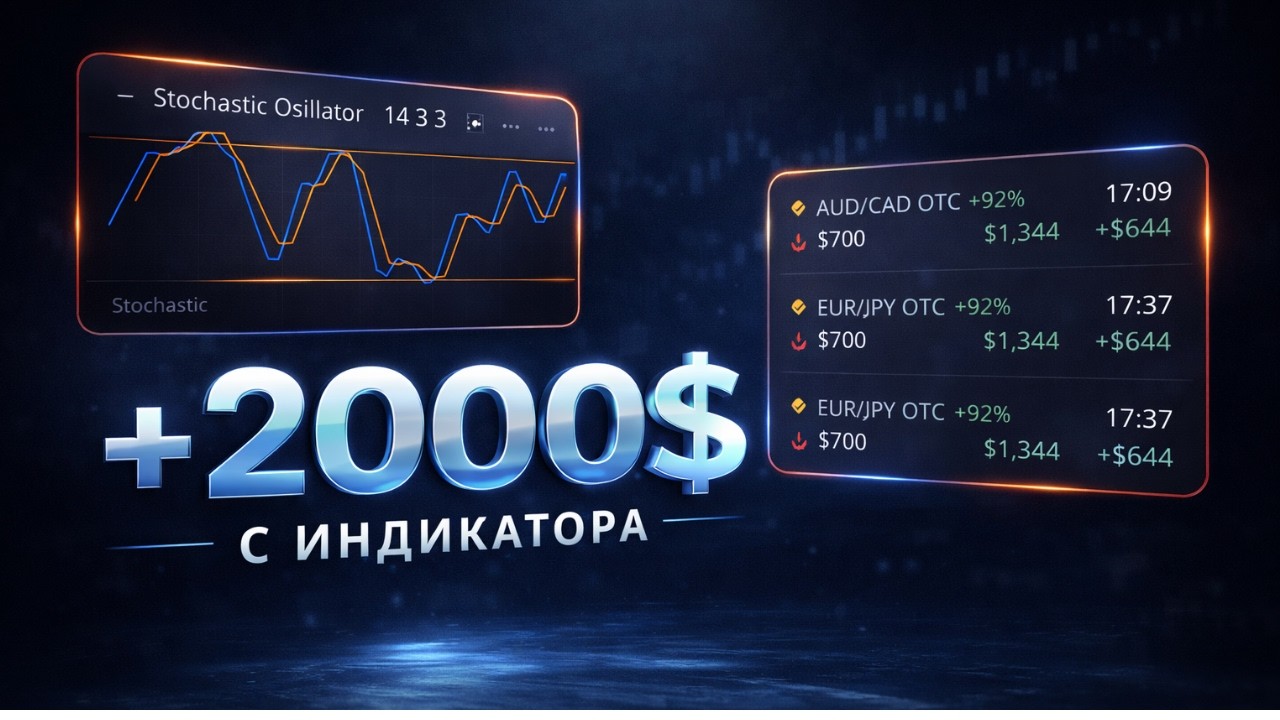 Как новичку заработать с помощью одного индикатора - STOCHASTIC?