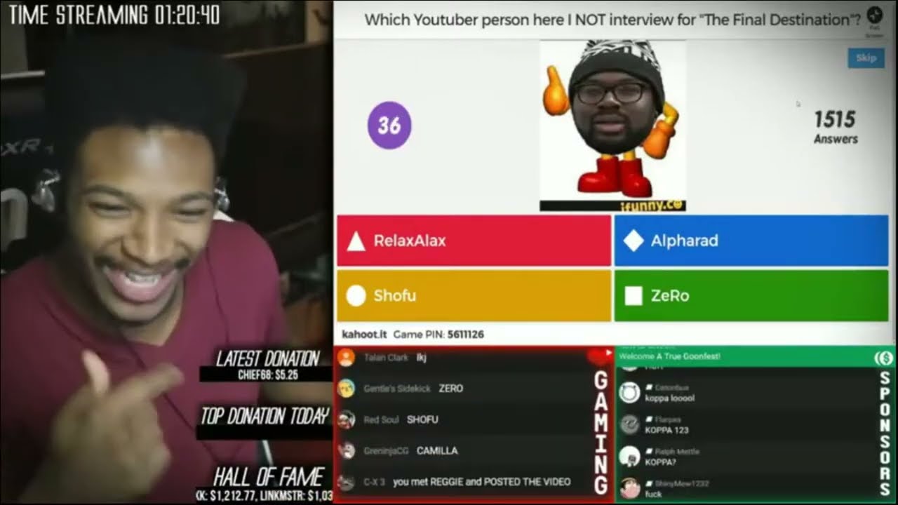 (2016-11-21) [horpcorp] - It's a Monday...PERFECT NIGHT TO GET IN TROUBLE AMIRITE? Kahoot {Partial}