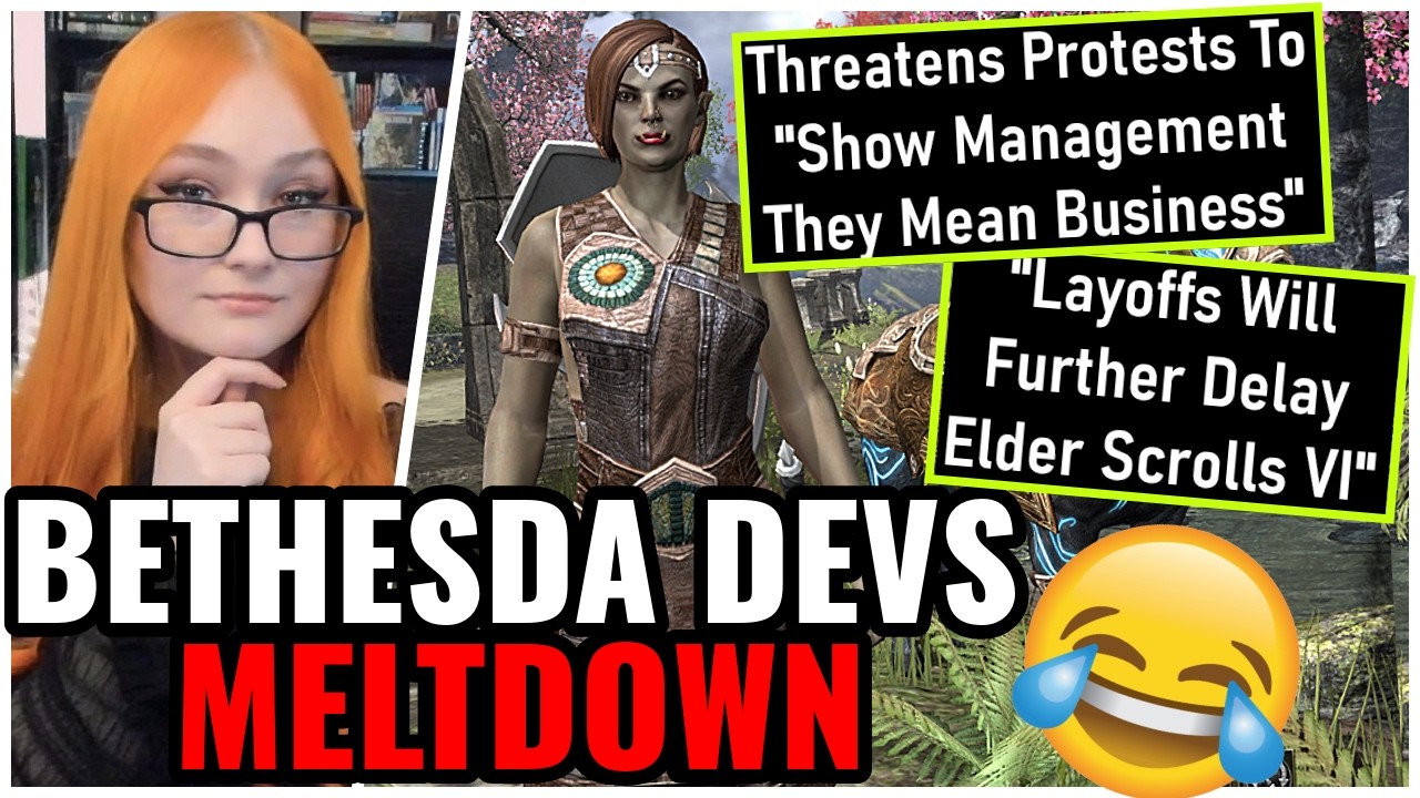 Bethesda Devs MELTDOWN Over Layoffs, Threatens StudioWide Protests & Elder Scrolls 6 FURTHER Delayed