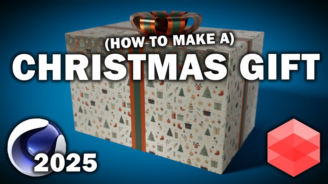 Cinema 4d 2025: Christmas Gift (How to Make)