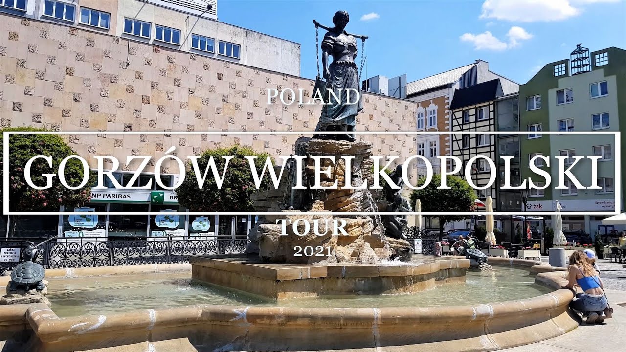 [4K] Polska Gorzów Wielkopolski/Poland Tour 2021