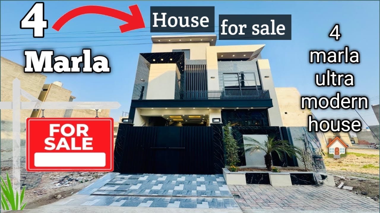 4 Marla ultra modern house🏠available ￼for sale in Pakistan🇵🇰location Al rehman garden phase2 Lahore