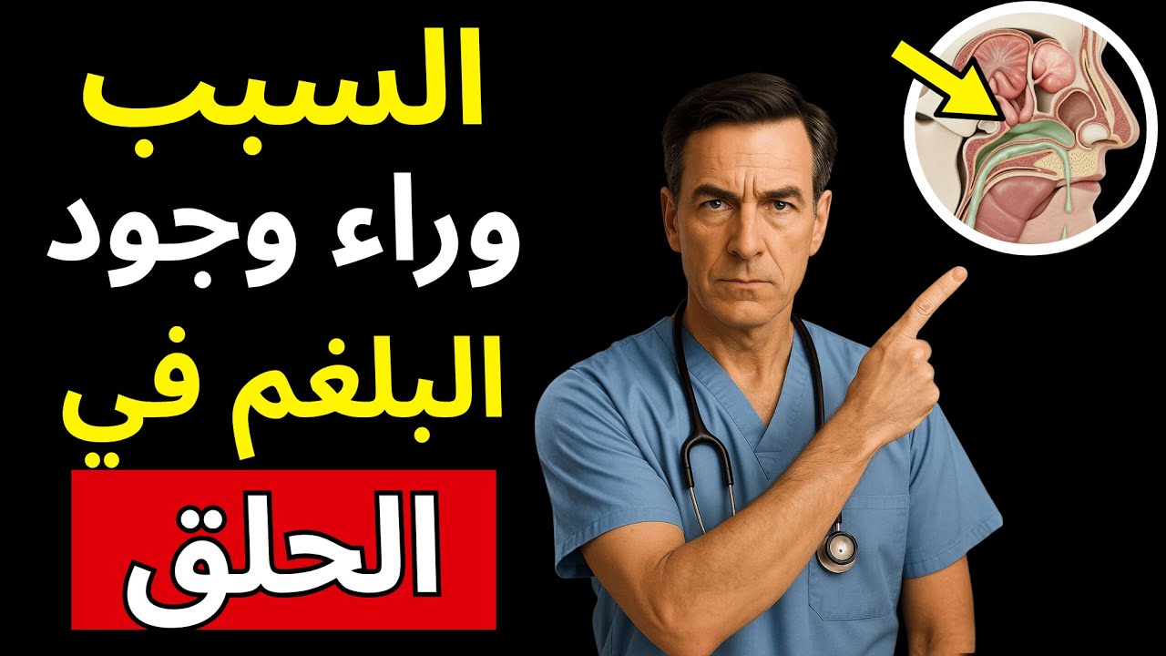 أخيراً: السبب الحقيقي لمخاط الحلق (البلغم الدائم)